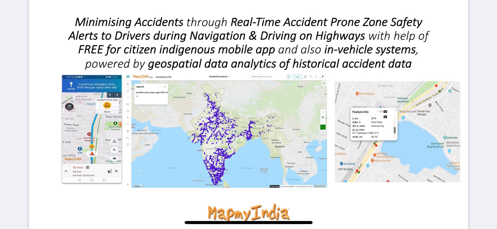 MapmyIndia, MoRTH, IIT Madras sign MOU to make Road Travel a Safer Bet